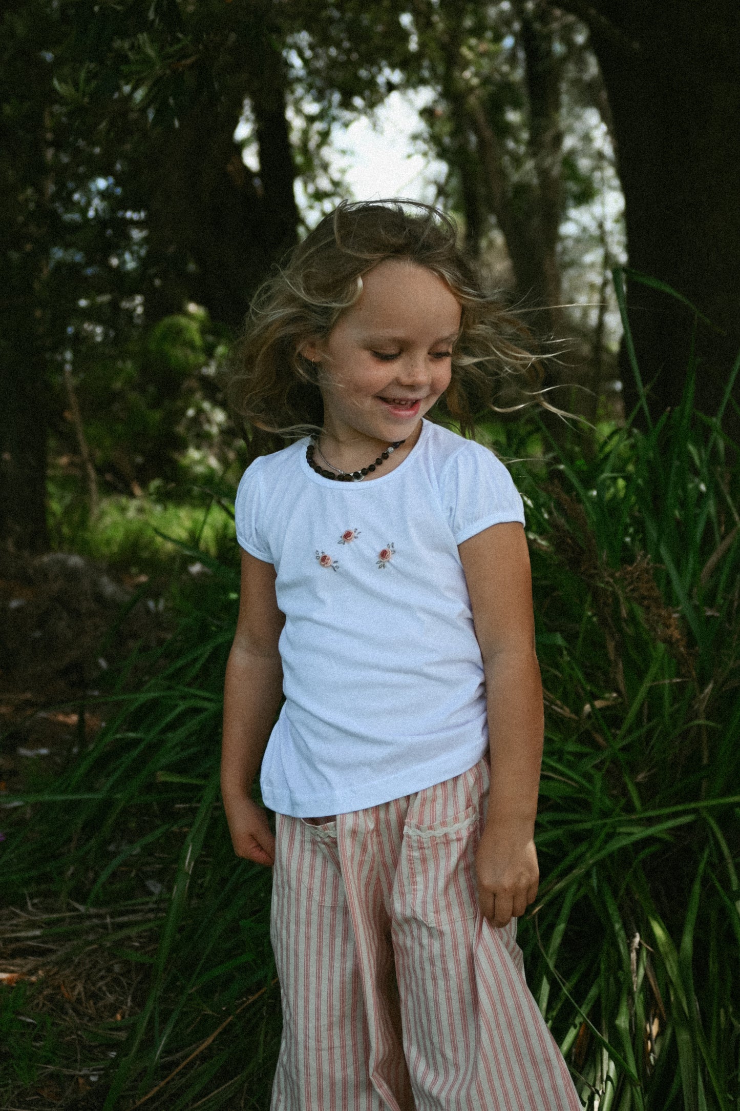 Rosebud Puffed Sleeve T shirt