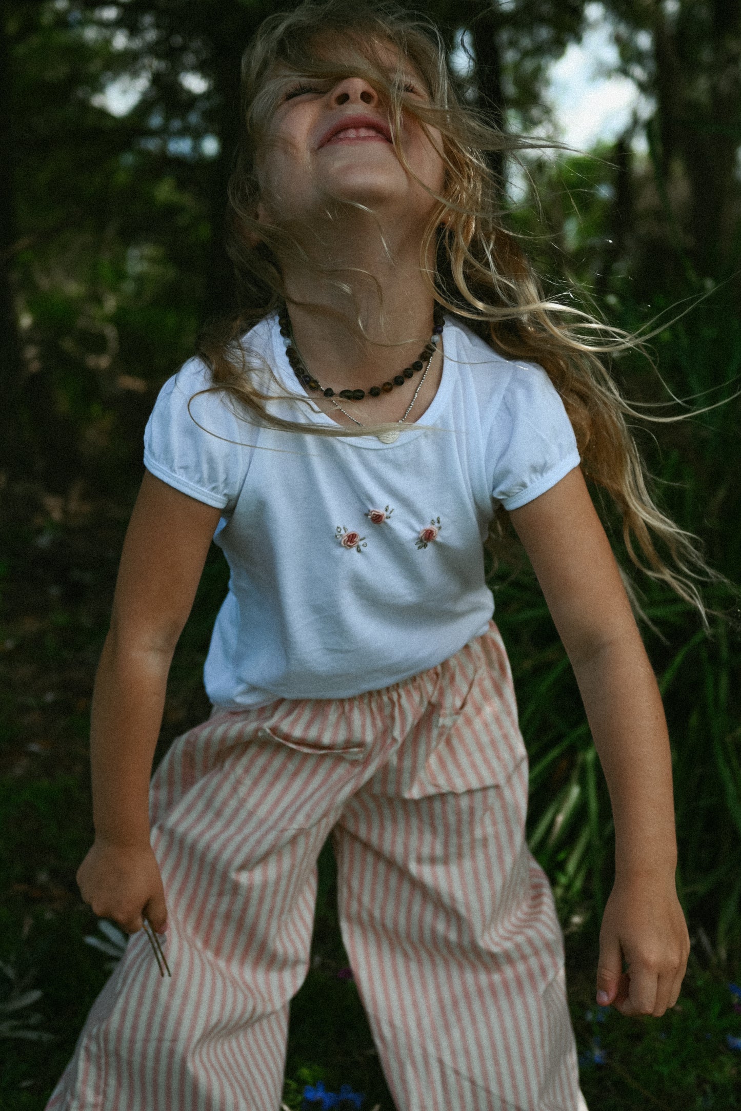 Rosebud Puffed Sleeve T shirt