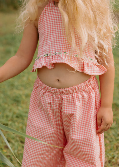 Peach Halter - Reversible - Pre order Jan 10