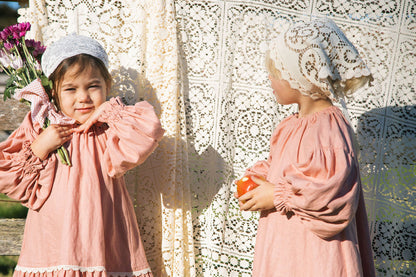 Vintage lace headscarf - PRE ORDER