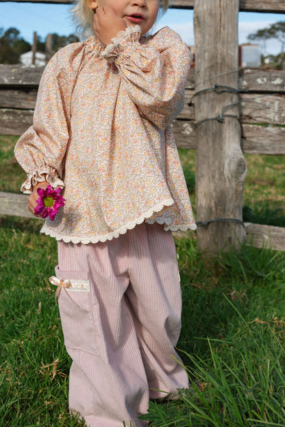 Flower Child Top - Sweet Apricot - PRE ORDER