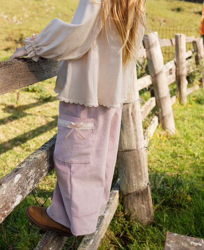 Miss Lilac cord pants - PRE ORDER