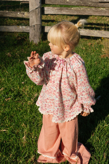 Flower Child top - Multi floral - PRE ORDER