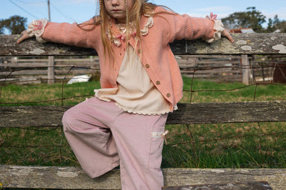 Cosy Peach cardi