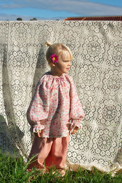 Flower Child top - Multi floral - PRE ORDER