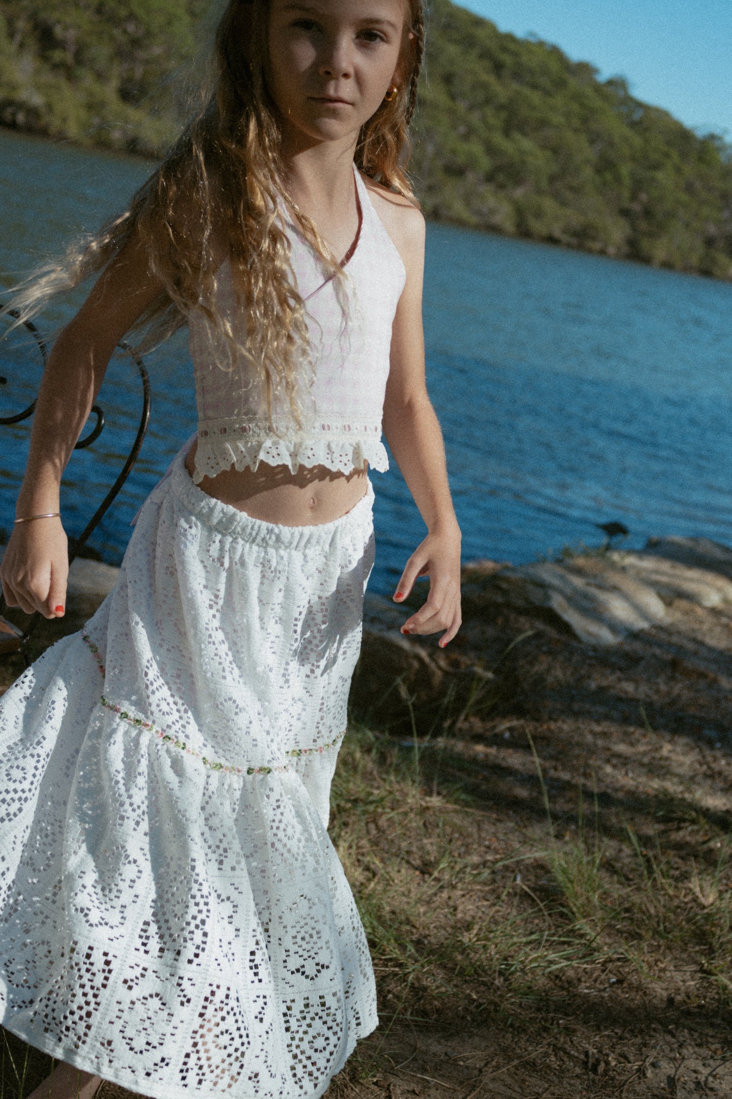 White Dahlia Tiered skirt - Pre Order Jan 10