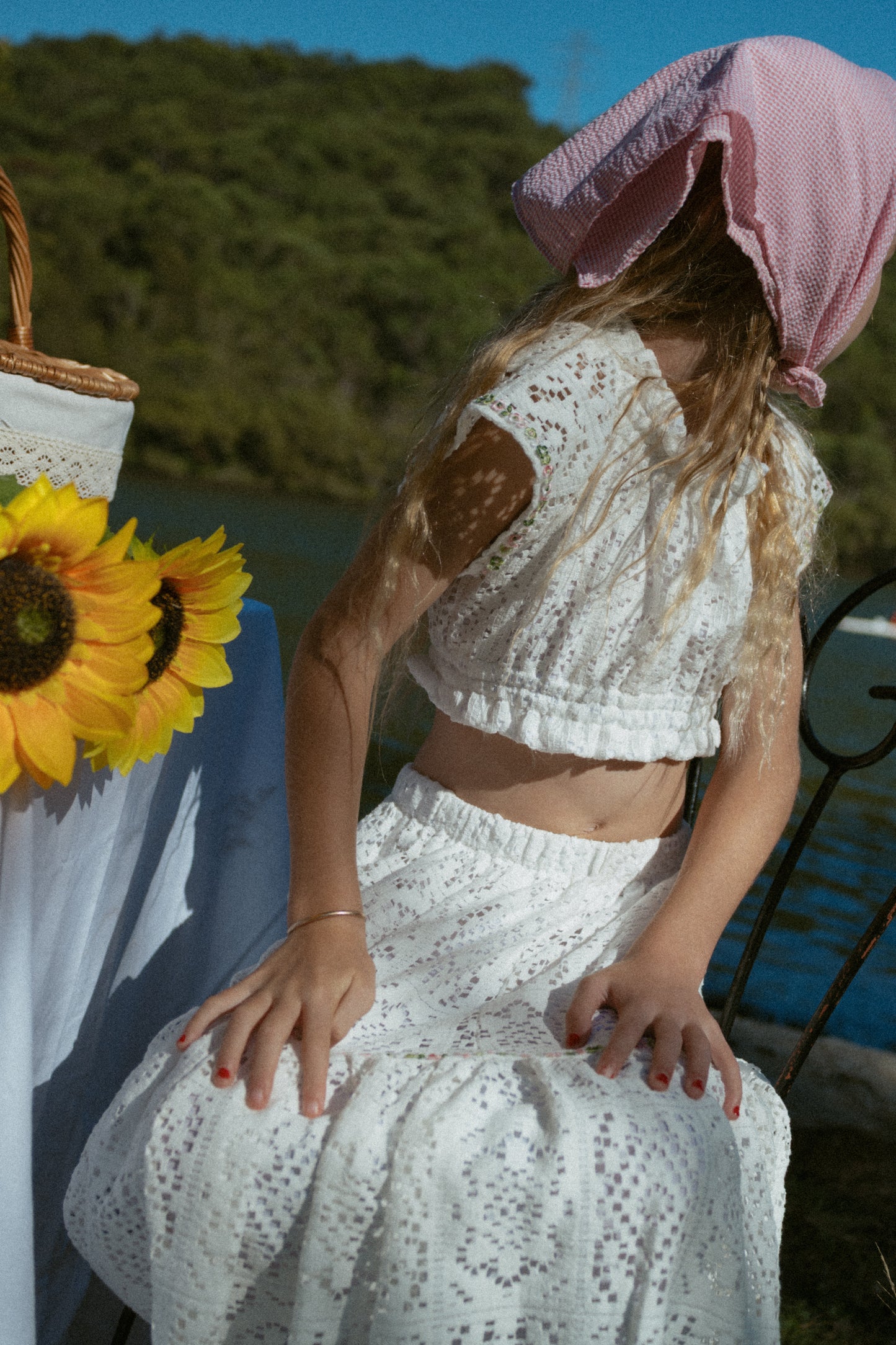 White Dahlia Peasant Top - Pre Order Jan 10