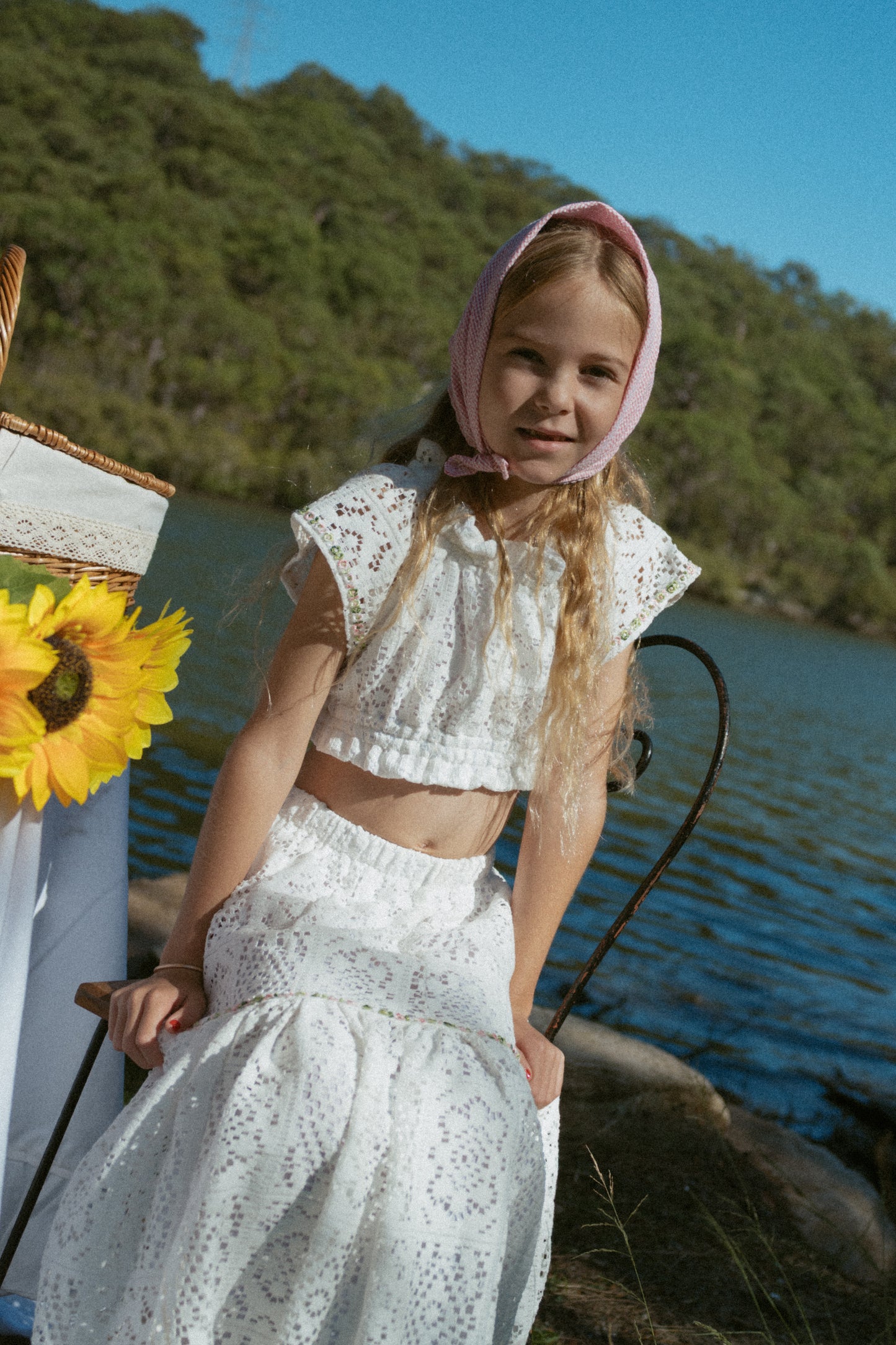 White Dahlia Peasant Top - Pre Order Jan 10