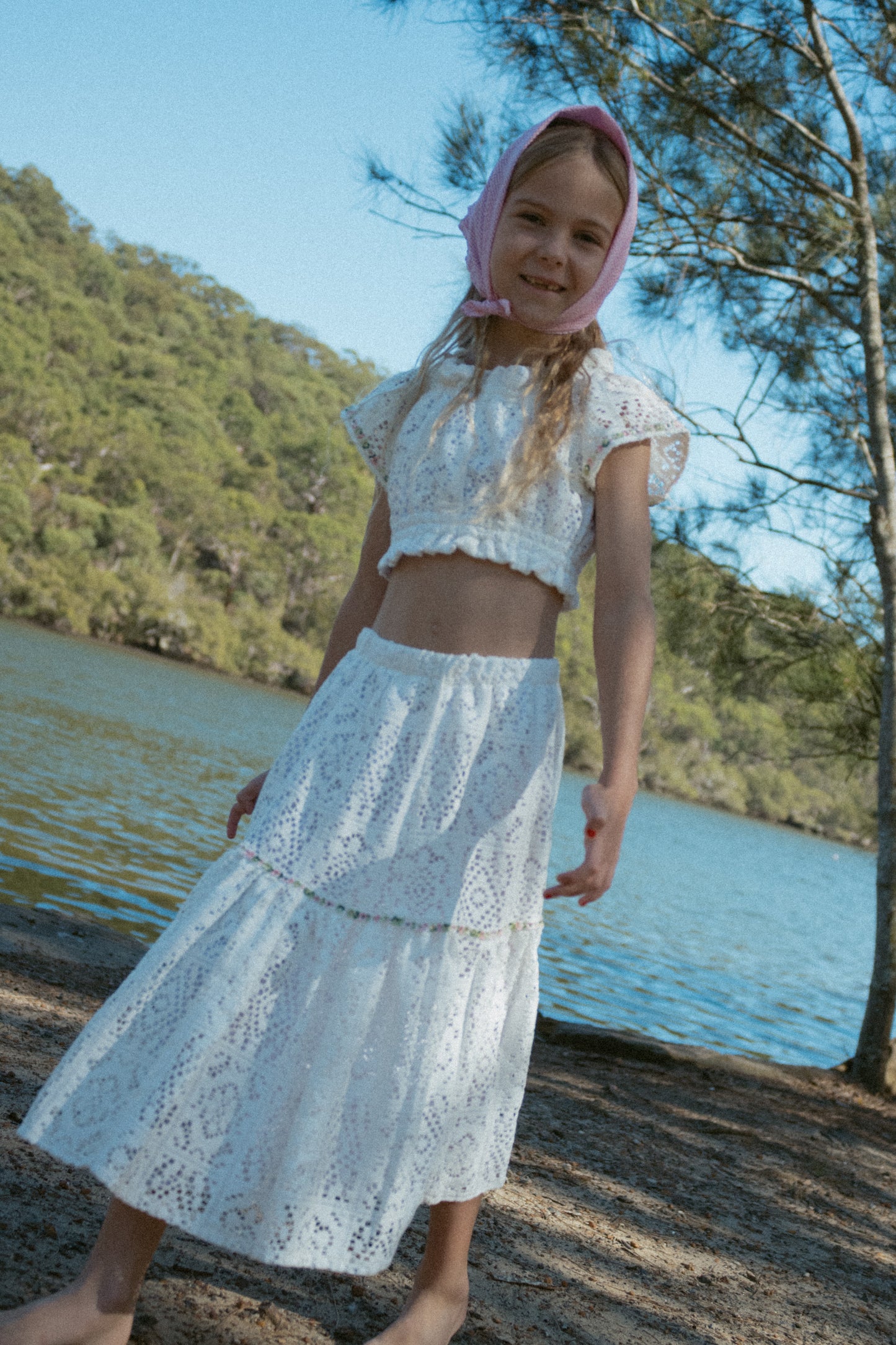 White Dahlia Tiered skirt - Pre Order Jan 10