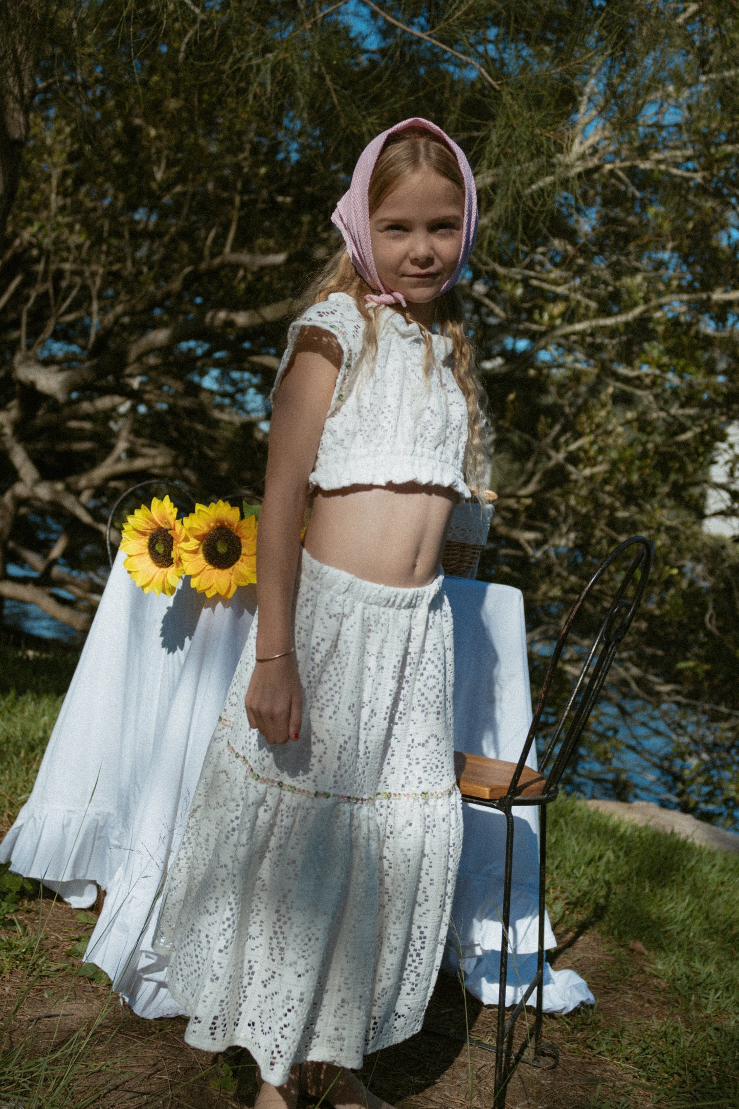 White Dahlia Tiered skirt - Pre Order Jan 10