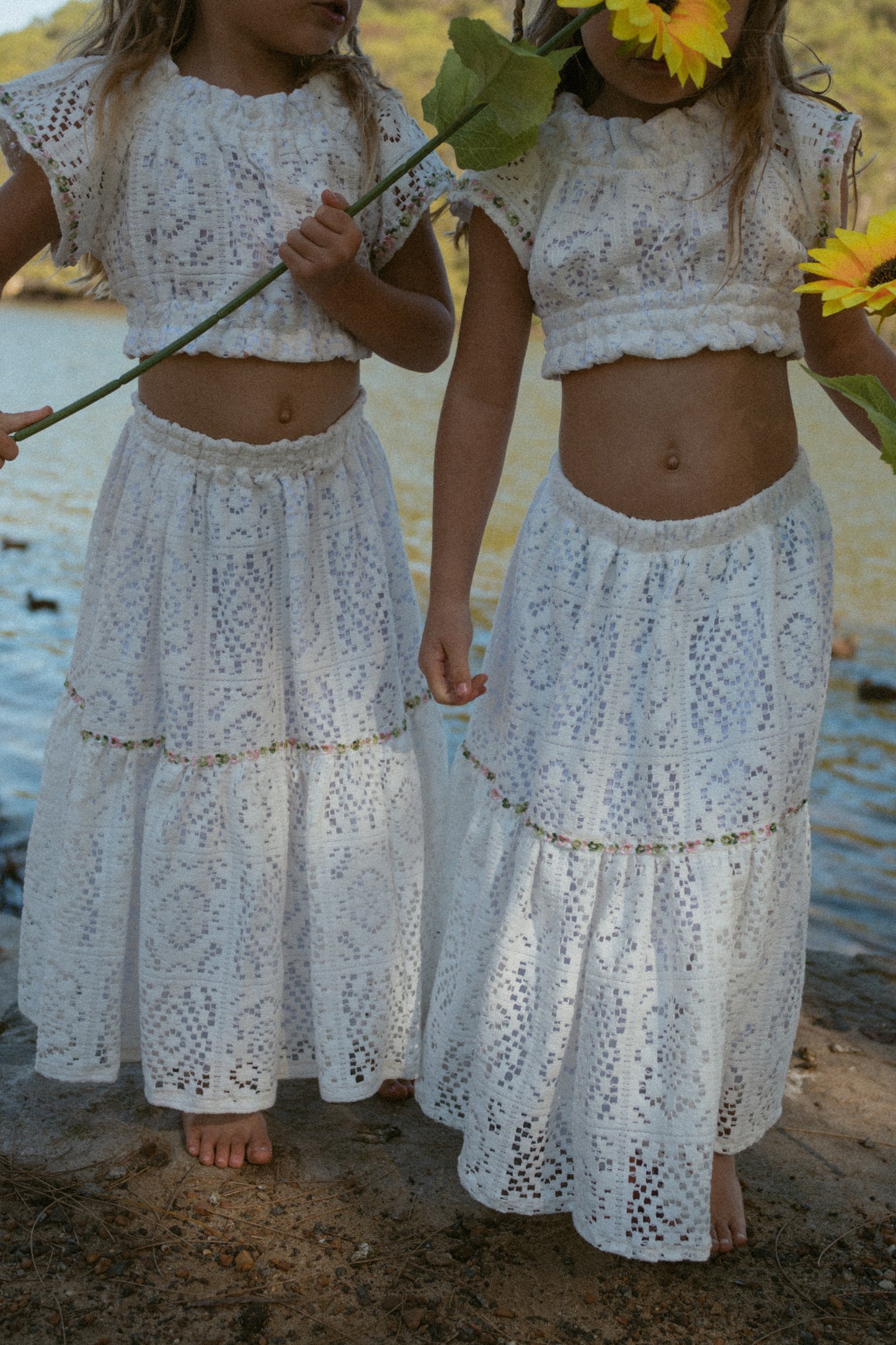White Dahlia Tiered skirt - Pre Order Jan 10