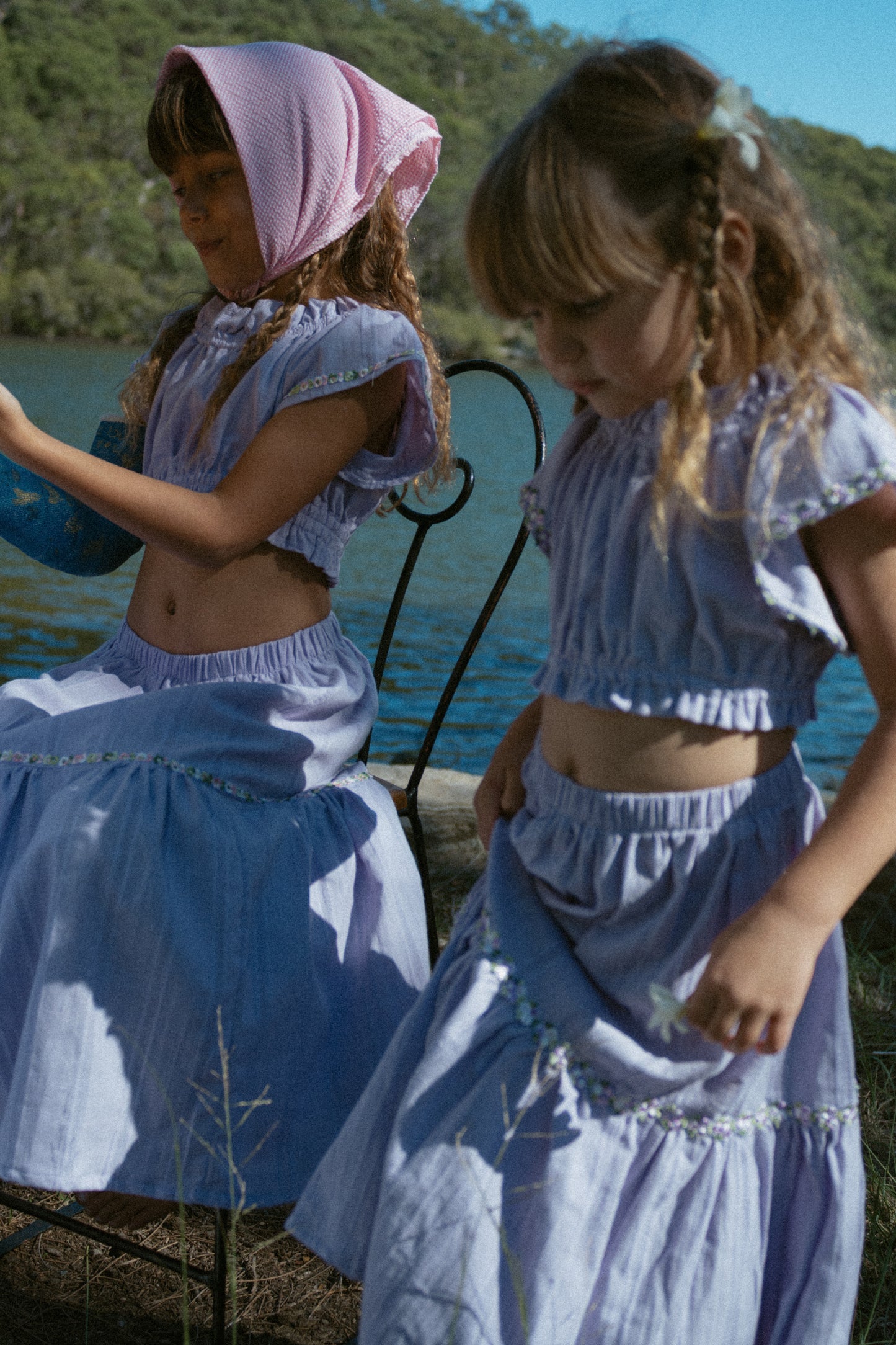 Lilac Love Peasant style top