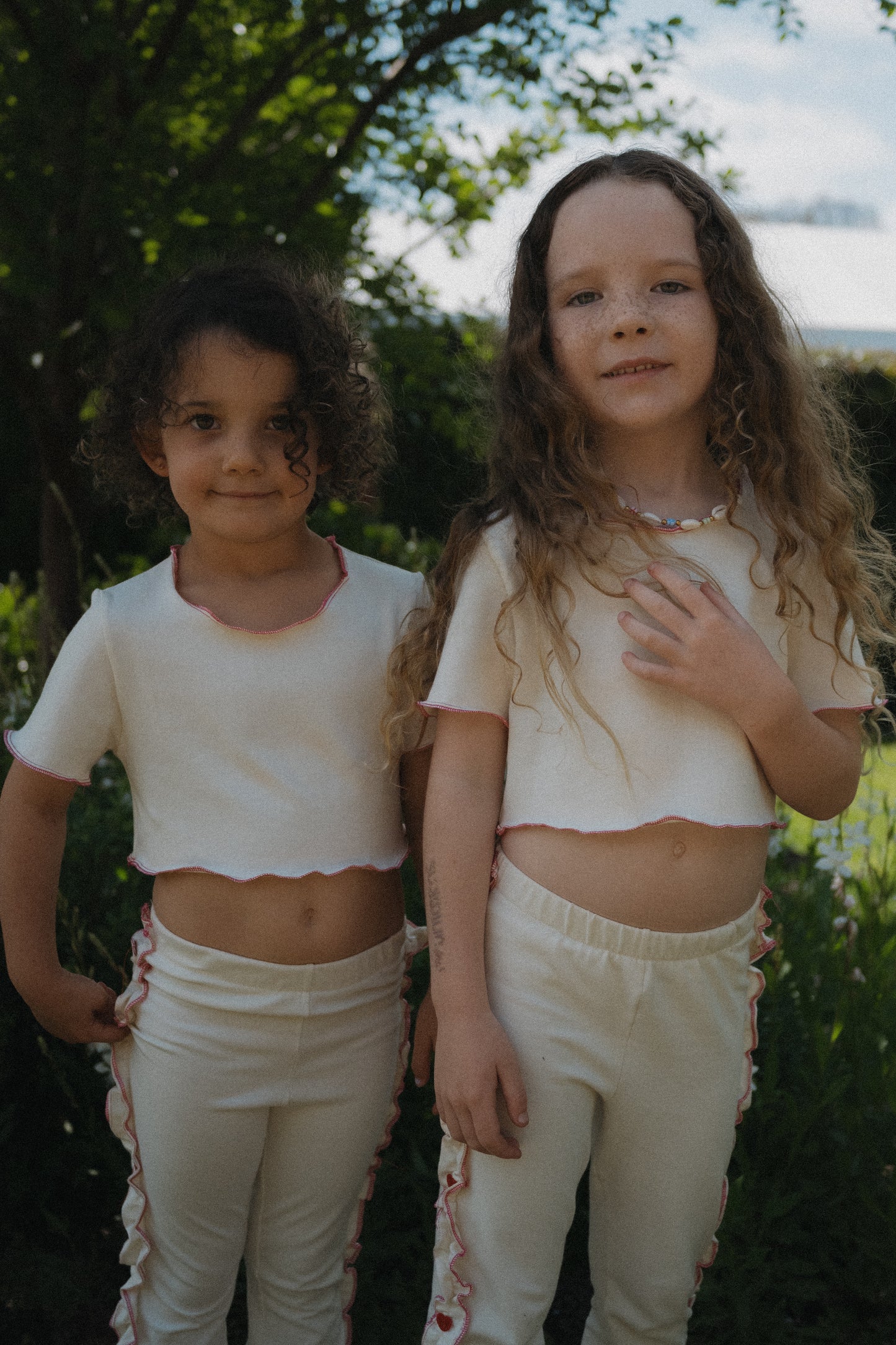 Hand On Your Heart cropped Tee