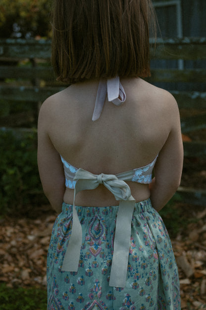 Daisy Chain Bandeau Dusty Pink