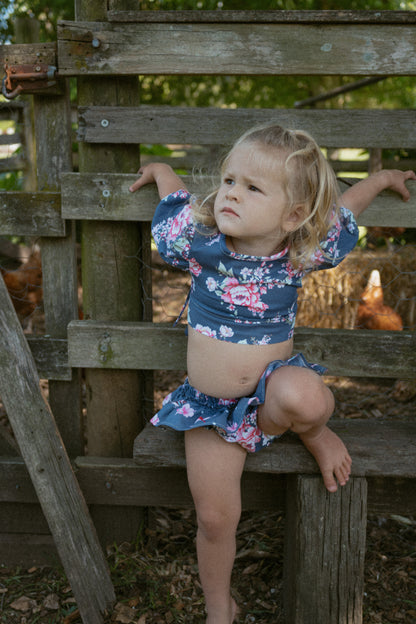 Floral Garden Bloomer - Navy