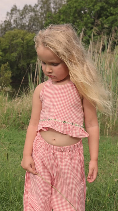 Peach Halter - Reversible - Pre order Jan 10